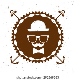 Hipster style design, vector illustration eps 10