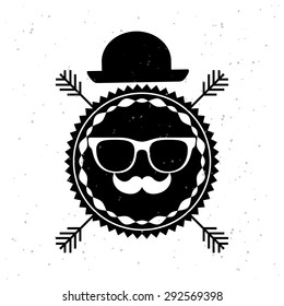 Hipster style design, vector illustration eps 10