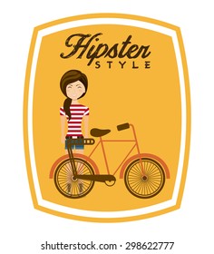 hipster style design, vector illustration eps10 graphic 