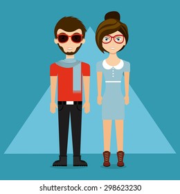 hipster style design, vector illustration eps10 graphic 