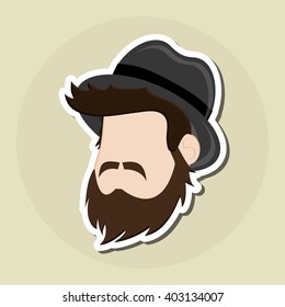 Hipster style design , vector illustration
