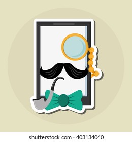 Hipster style design , vector illustration