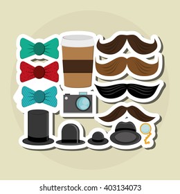 Hipster style design , vector illustration
