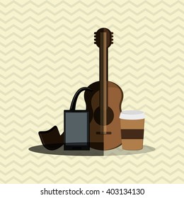 Hipster style design , vector illustration