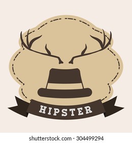 Hipster Style digital design, vector illustration 10 eps graphic