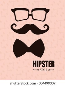 Hipster Style digital design, vector illustration 10 eps graphic