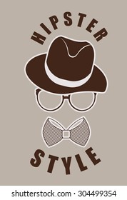Hipster Style digital design, vector illustration 10 eps graphic