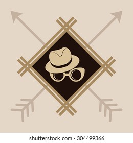 Hipster Style digital design, vector illustration 10 eps graphic