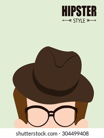 Hipster Style digital design, vector illustration 10 eps graphic