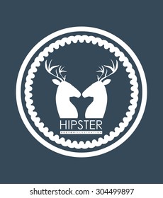 Hipster Style digital design, vector illustration 10 eps graphic