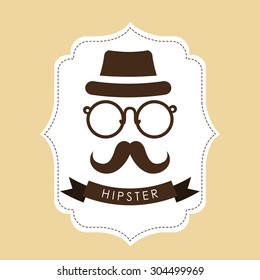 Hipster Style digital design, vector illustration 10 eps graphic