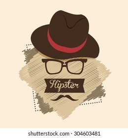 Hipster Style digital design, vector illustration 10 eps graphic