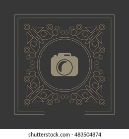 hipster style emblem image 