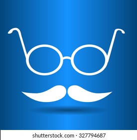 Hipster style icon.
