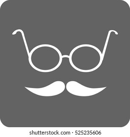 Hipster style icon.