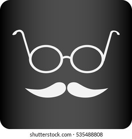 Hipster style icon.