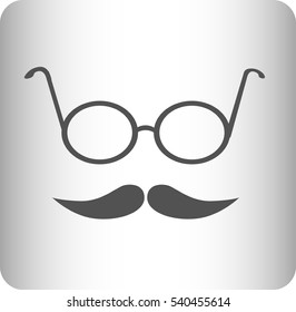 Hipster style icon.