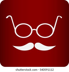 Hipster style icon.