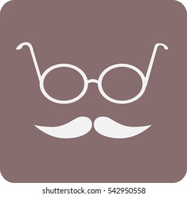 Hipster style icon.