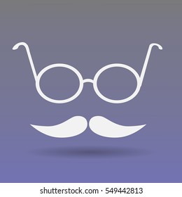 Hipster style icon.