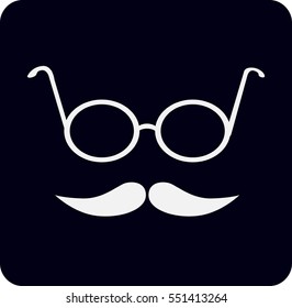 Hipster style icon.