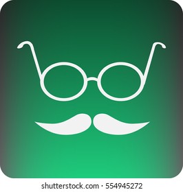 Hipster style icon.