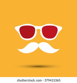Hipster style icon design 