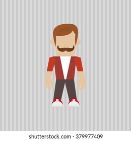 Hipster style icon design 