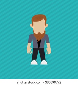 Hipster style icon design 