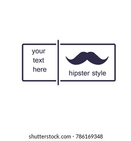 hipster style logo