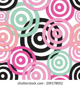 Hipster style multicolor vector pattern