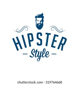 Hipster style retro emblem