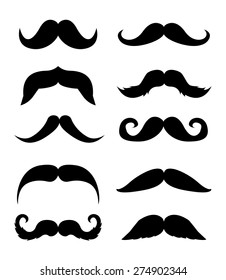 Hipster style silhouette