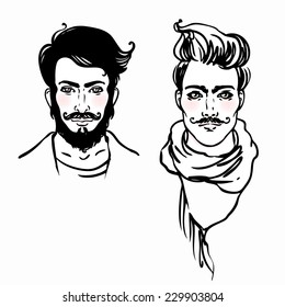 Sketch Hairstyle Images Stock Photos Vectors Shutterstock