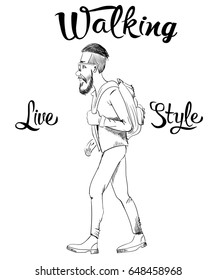 Hipster Style Vector