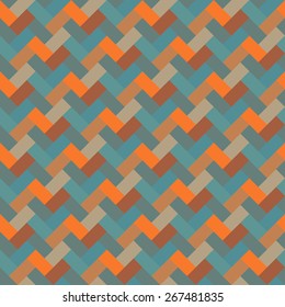 Hipster style vector pattern in sophisticated colors. Seamless texture for web, print, fabric, textile, website, card background, summer spring fashion, wrapping paper, wallpaper. Flat design template
