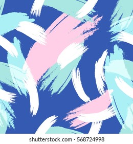Hipster stylish pattern . Geometric brush strokes fantasy print .Speed style art composition 