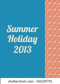 hipster summer background with special design