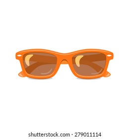 Hipster Sunglasses Vector Illustration