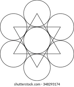 Hipster Symbol . Sacred Geometry . Vector