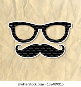 Hipster-Symbol, Vektorgrafik