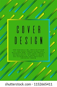 Hipster template design for your business. Template in A4.  Can be used for poster, brochure, magazine, card, book, flyer, banner, anniversary
 Trendy corporate style.