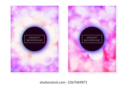 Hipster Texture. Modern Presentation. Space Graphic. Blue Round Shape. Simple Dots. Minimalist Fluid. Retro Business Template. Summer Flyer. Violet Hipster Texture