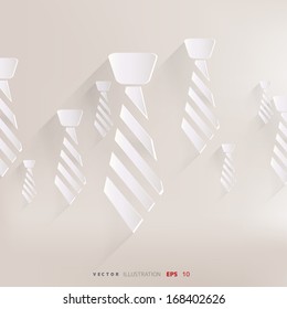Hipster tie icon
