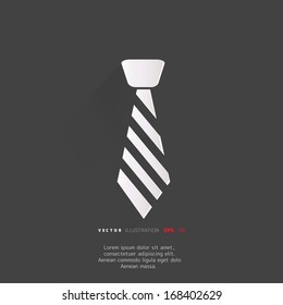 Hipster tie icon