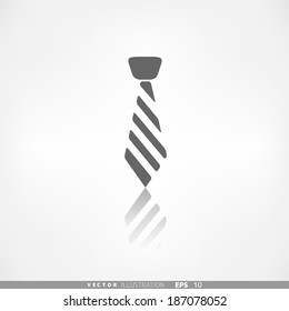 Hipster tie icon