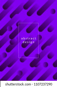 Hipster trend banner, modern flyer template, abstract geometric gradient background. Vector illustration