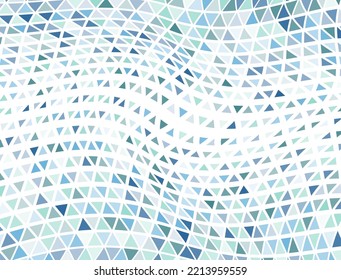 Hipster triangles halftone backdrop. Triangular elements transition banner background. Random triangles halftone grid.