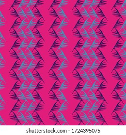 Hipster Tropical Vector Seamless Pattern. Beautiful Male Shirt Female Dress Texture. Drawn Floral Background. Banana Leaves Feather Dandelion Monstera Tropical Seamless Pattern. Nice Summer Fabrics.