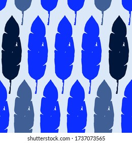 Hipster Trópico Vector sin inconvenientes. Hermosa textura de ropa de mujer con camiseta masculina. Dandelion Monstera Feather Banana Deja Un Patrón Tropical Sin Marea. Fondo Floral Pintado. Fresca Moda De Verano.